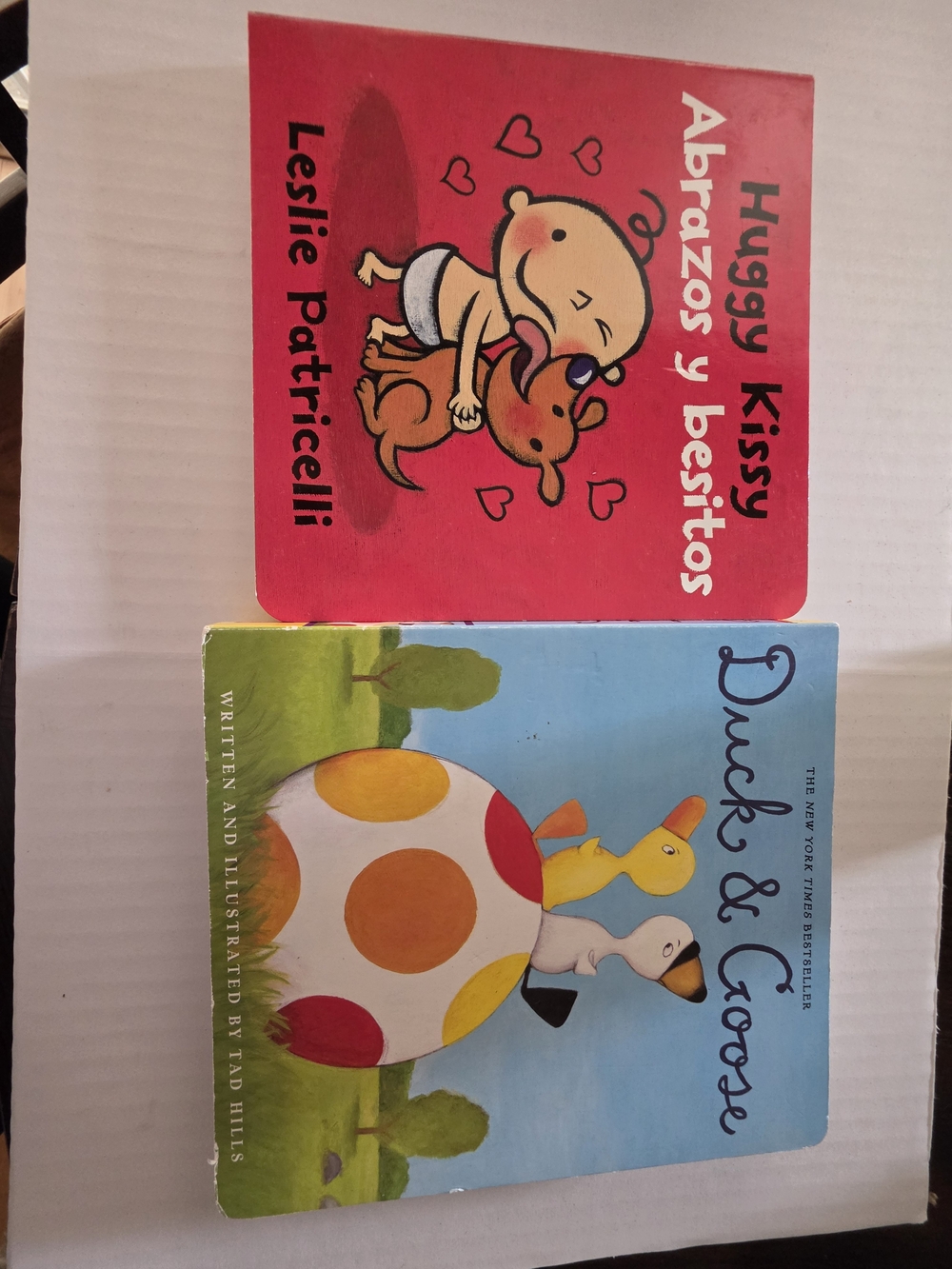 Huggy Kissy / Duck & Goose Board Book Set